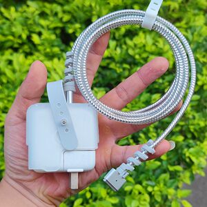 适用苹果Macbook M3 M4 M5数据线保护套30/35/70W电源Air充电器壳