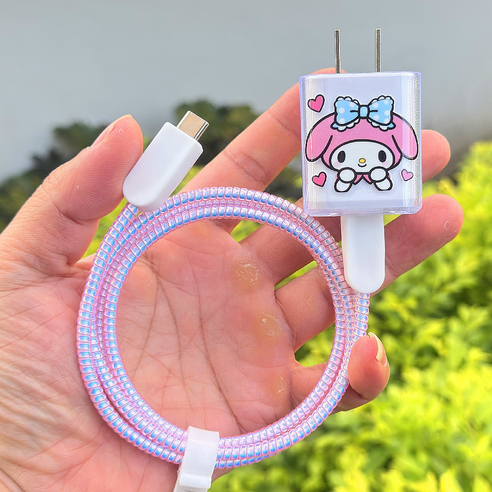 适用华为P40畅享70 60 nova4 5Z荣耀X30i数据线保护套22.5W缠绕绳