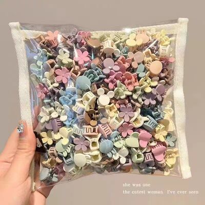 可爱公主风女童迷你抓夹不伤发