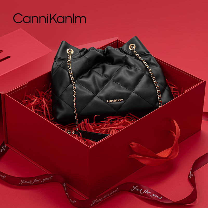 CanniKanlm官方正品真皮托特包女