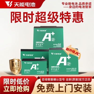 天能电池48V60V72V12Ah32Ah45Ah