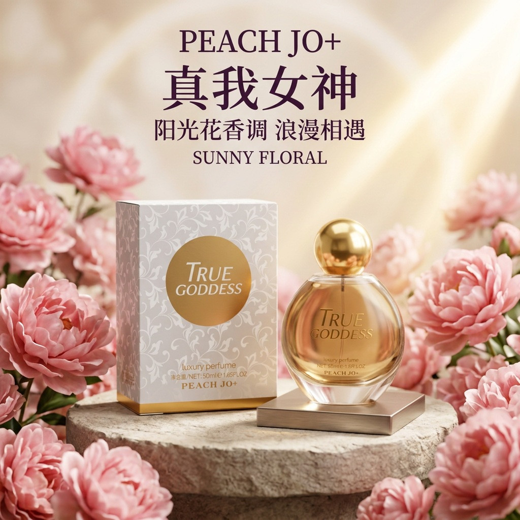 约会小心ji~PEACH JO高奢香水真我玫瑰之约清新淡香持久留香50mL