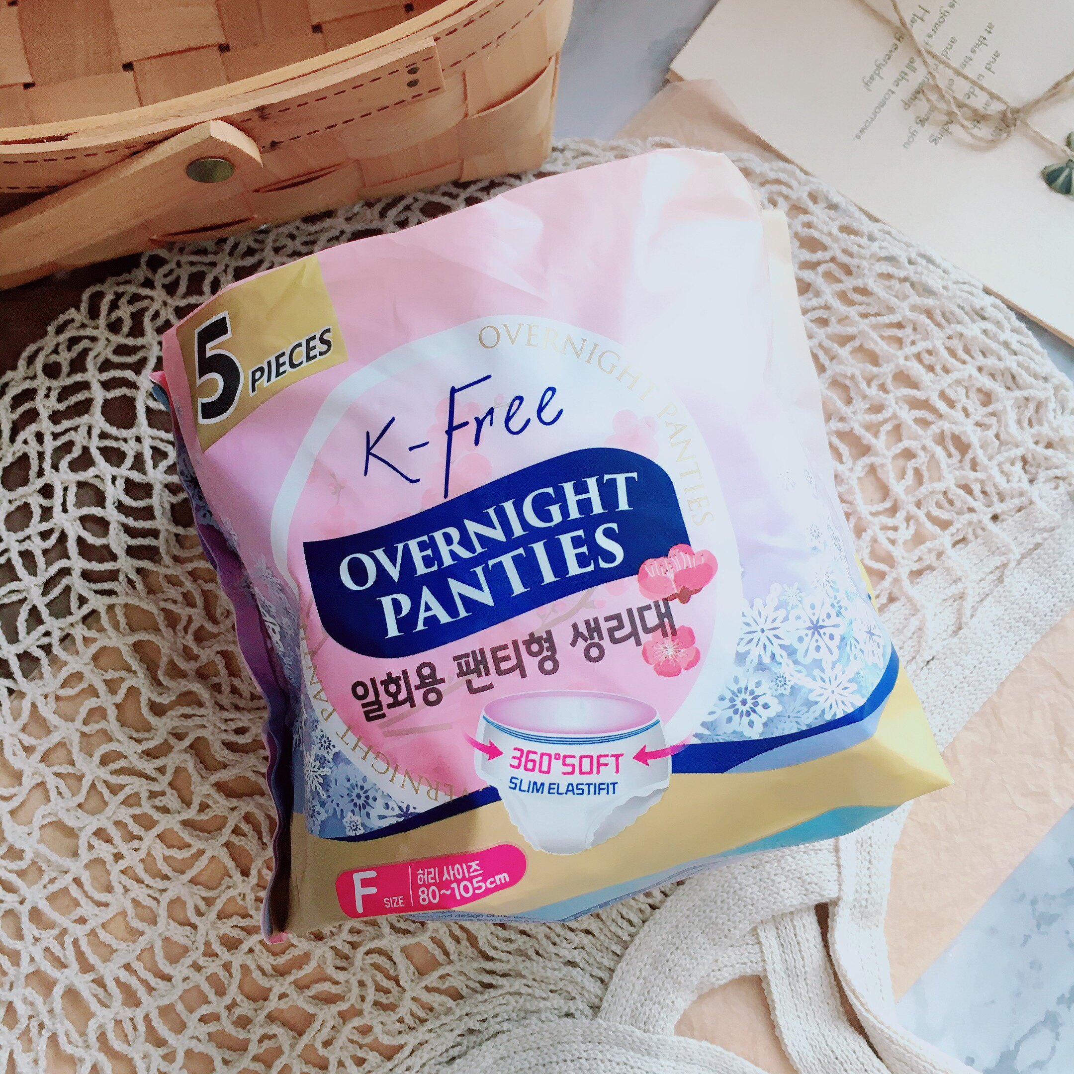 生理期全靠她兜底~K-Free360°一次性经期裤超薄安睡裤均码5片/包