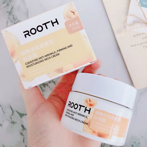 爆改低头颈纹党~ROOTH辅酶淡纹紧致润肤颈霜滋润焕亮美颈霜50ml