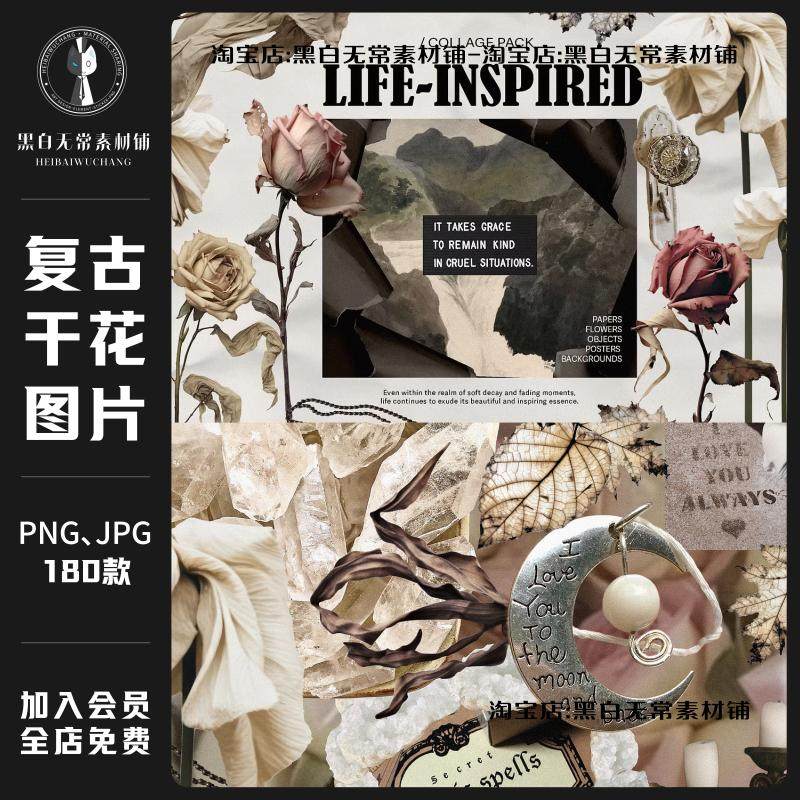 欧式复古真实植物花卉干花png免扣图片做旧纸张背景纹理美工素材,商务/设计服务,样图/效果图销售,淘宝优惠券,粉丝福利购,淘宝优惠卷