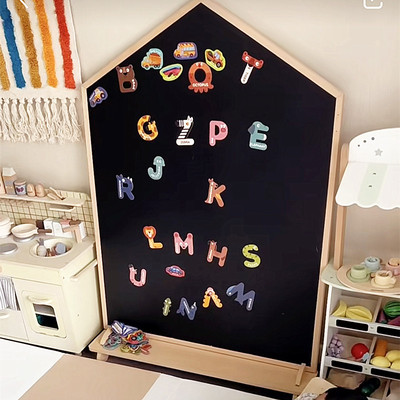 儿童早教磁力拼图字母动物数字冰箱磁性贴幼儿园认知益智玩具3岁+
