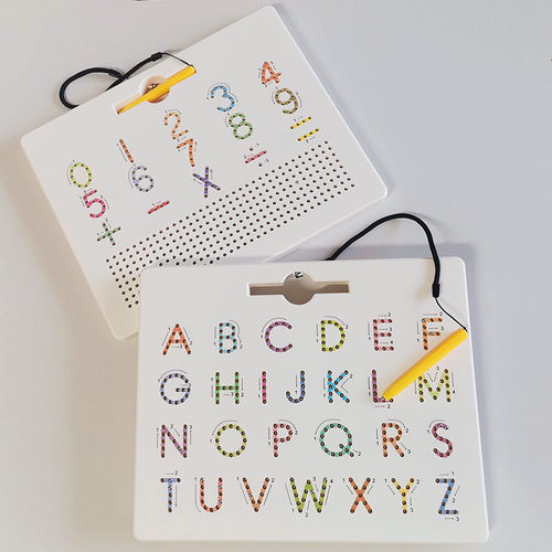 磁性画板大小写数字练习启蒙益智