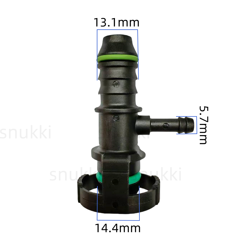 14mm汽车副水箱水壶接头三通