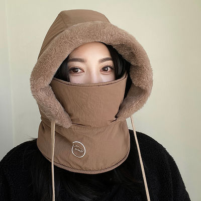 防风加厚冬季骑车东北围脖一体