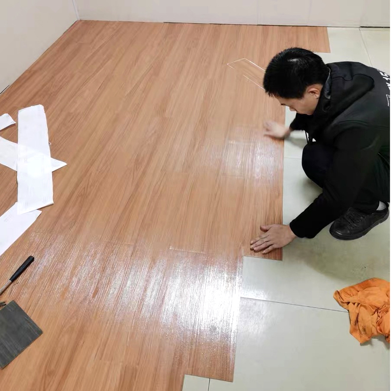 再约定地板贴地胶加厚防水超耐磨