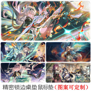 流萤鼠标垫崩坏星穹铁道超大萨姆动漫键盘电脑游戏办公室家用桌垫