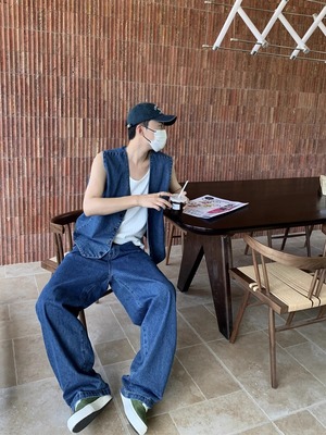 ▲牛仔套装高级感马甲▲