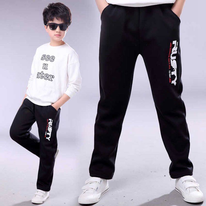 2019 Boy Child Korean Edition children Cotton Autumn Easy student motion trousers Straight childrenin the Children/Baby/Family fitted , Pants  category - from Buy2taobao.com to provide professional Taobao agent buy service