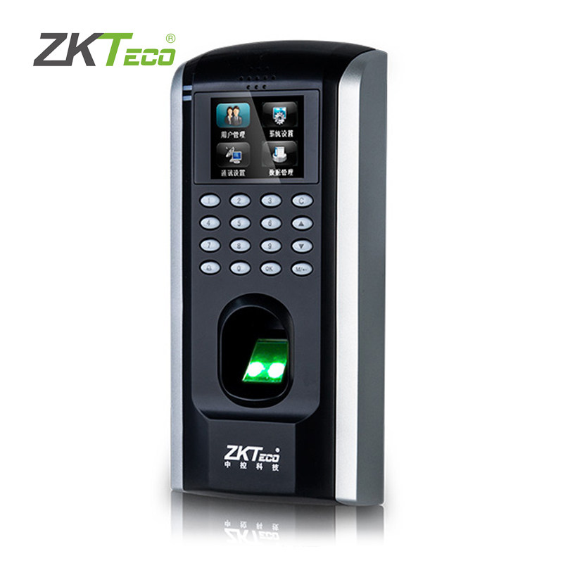 熵基科技ZKTecoF7PLUS指纹密码刷ID/IC刷卡U盘下载门禁考勤一体机