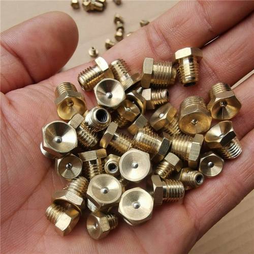 平凹纯铜漏斗式黄油嘴杯形润滑油嘴头平头试m6m8m101黄油咀注油