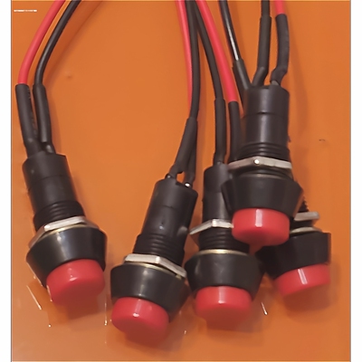 汽车用按钮小改装开关喇叭开关车灯开关翘板日行灯带线12V24V通用