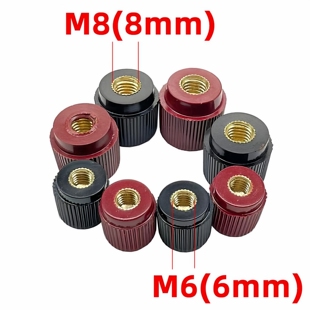 接线柱螺帽M5逆变器接线帽电焊机端子头5mm铜螺帽压线帽子M6M8