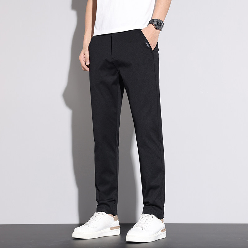 6852/p50抖音垂感商务休闲裤长裤子2024春季薄款男士修身纯色西裤，男装西裤，星座223-3（原星座201-3）