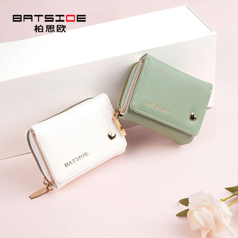 2025新款大容量女士短款钱包简约时尚多功能拉链硬币包外贸钱夹潮
