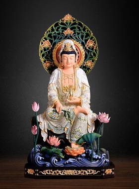 定制自在观世音菩萨工艺厂家木雕