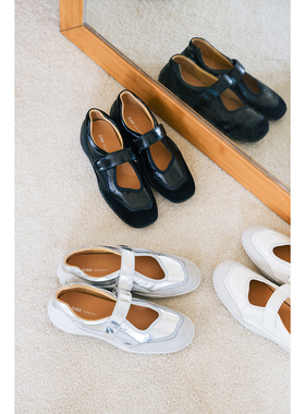 IORE理想矿石设计师原创流畅自然时髦舒适流畅自然休闲玛丽珍单鞋