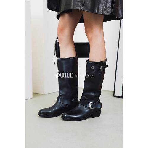 IORE理想矿石气质低跟工程短靴