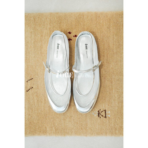 IORE理想矿石网纱玛丽珍平底单鞋