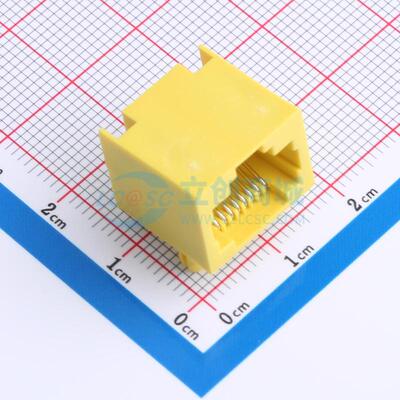 以太网连接器(RJ45 RJ11) RC01372 插件 不带LED 电子元器件配单