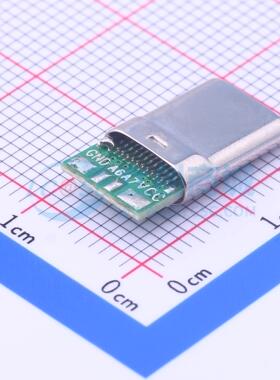 USB连接器 950-M610E04A4-00 - TYPE/C3.1公头拉伸圆形转2.0PCB