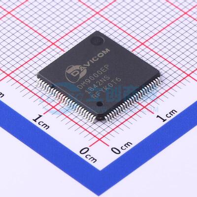 以太网控制器 DM9000EP LQFP-100(14x14) 原装 电子元器件配单