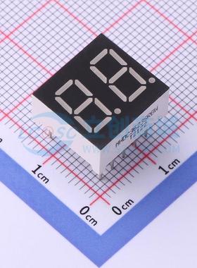 LED数码管 MHDC3623SRBW 插件 2位 15mmx14.1mmx7.2mm 红色 原装