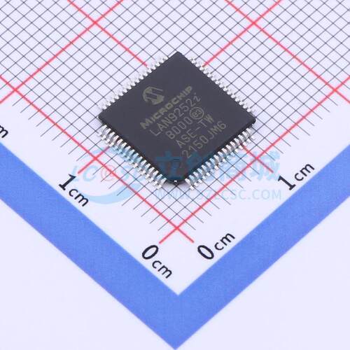 以太网收发器 LAN9252I/PT TQFP-64(10x10) 原装 电子元器件配单