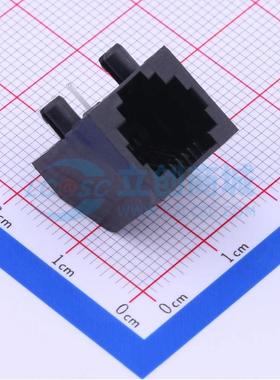 以太网连接器(RJ45 RJ11) 5555165-1 插件 1 不带LED 无屏蔽 原装