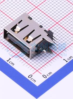 USB连接器 906-561A1024D10200 插件 AF 侧插 10.0 外直 内O型脚