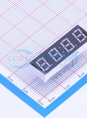 LED数码管 FJ2481BH 插件 4位 红色 共阳极 原装 电子元器件配单