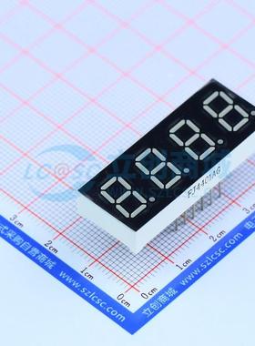 LED数码管 FJ4401AG 插件 4位 绿色 共阴极 原装 电子元器件配单