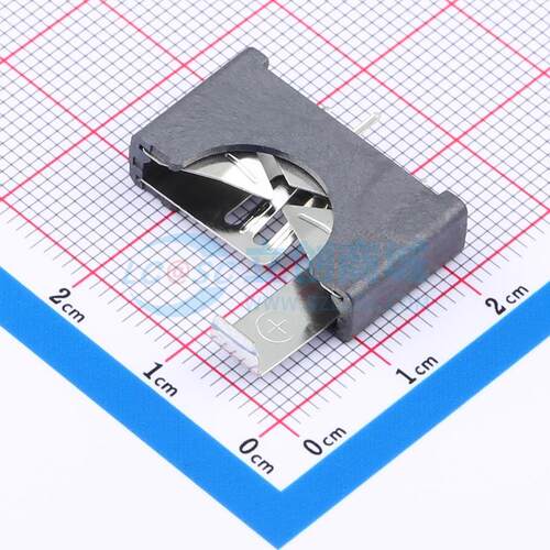 纽扣与条形电池连接器 BS-05-A4BK002 插件