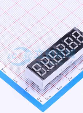 LED数码管 FJ3661AH 插件 6位 红色 共阴极 原装 电子元器件配单