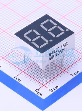 LED数码管 SN410362N 插件 2位 红色 共阳极 原装 电子元器件配单