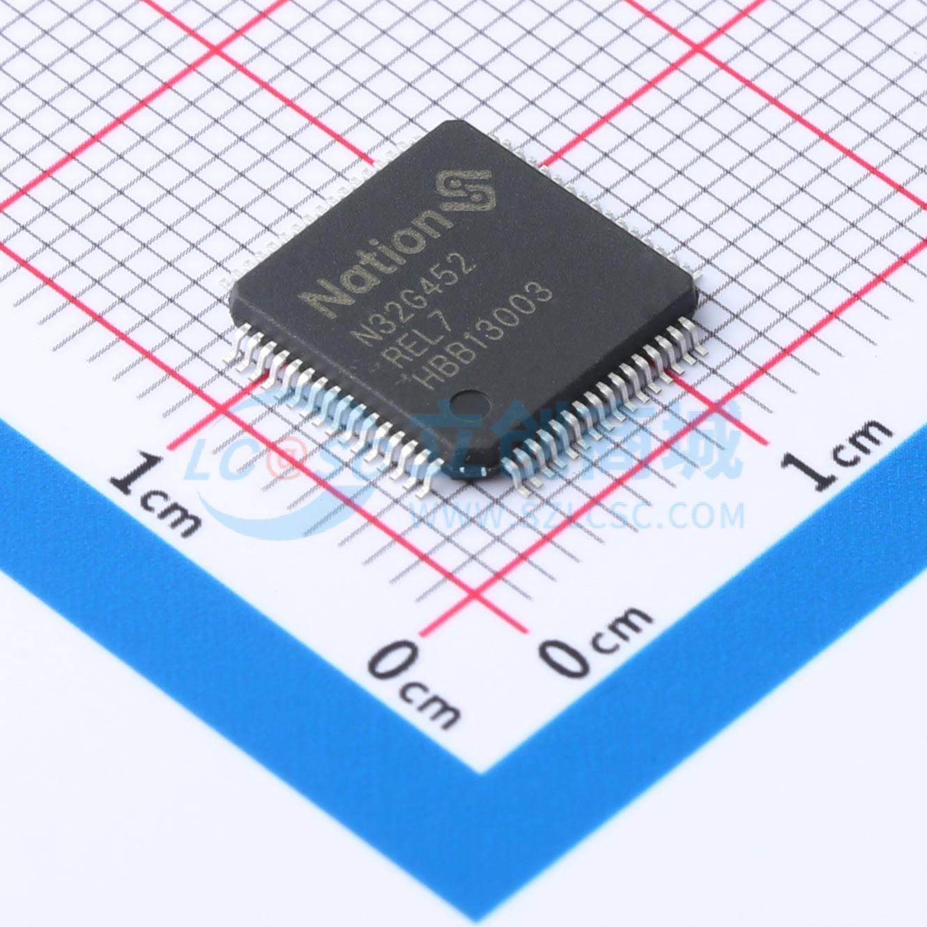 单片机(MCU/MPU/SOC) N32G452REL7 LQFP-64(10x10) 电子元器件