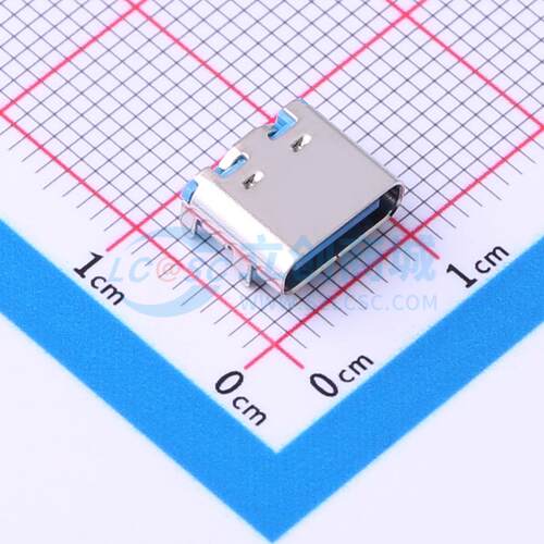 USB连接器 TYPEC-304A-ACP16L SMD 16Pin 贴板Type-c母座  板上型