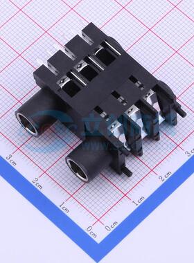 音频连接器(耳机) PJ-626GK 插件 6.35mm耳机座 30V 500mA 原装