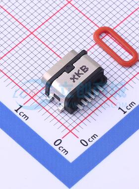 USB连接器 U262-061N-4BF711 SMD 3.1TYPE-C连接器 母座6P 防水沉