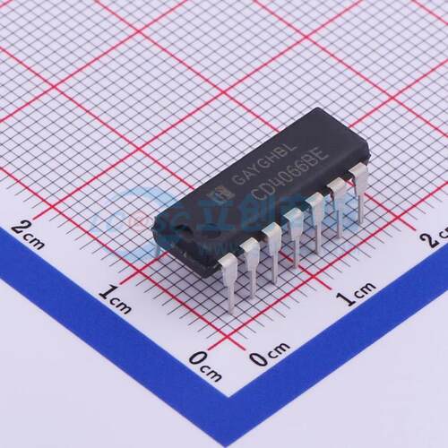 模拟开关/多路复用器 CD4066BE DIP-14 原装正品 电子元器件配单