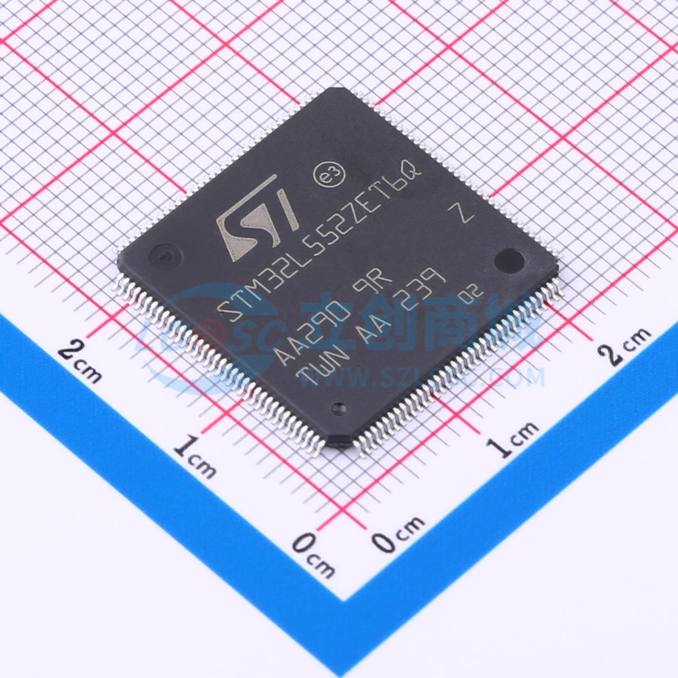 单片机(MCU/MPU/SOC) STM32L552ZET6Q LQFP-144(20x20) 原装正品
