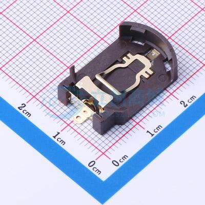 纽扣与条形电池连接器 BS-08-B2AA032-R - 电池底座
