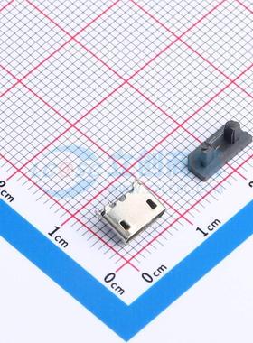 USB连接器 HX MICRO 180 LTZBH5.0 SMD 平口 Micro-B 立贴 原装