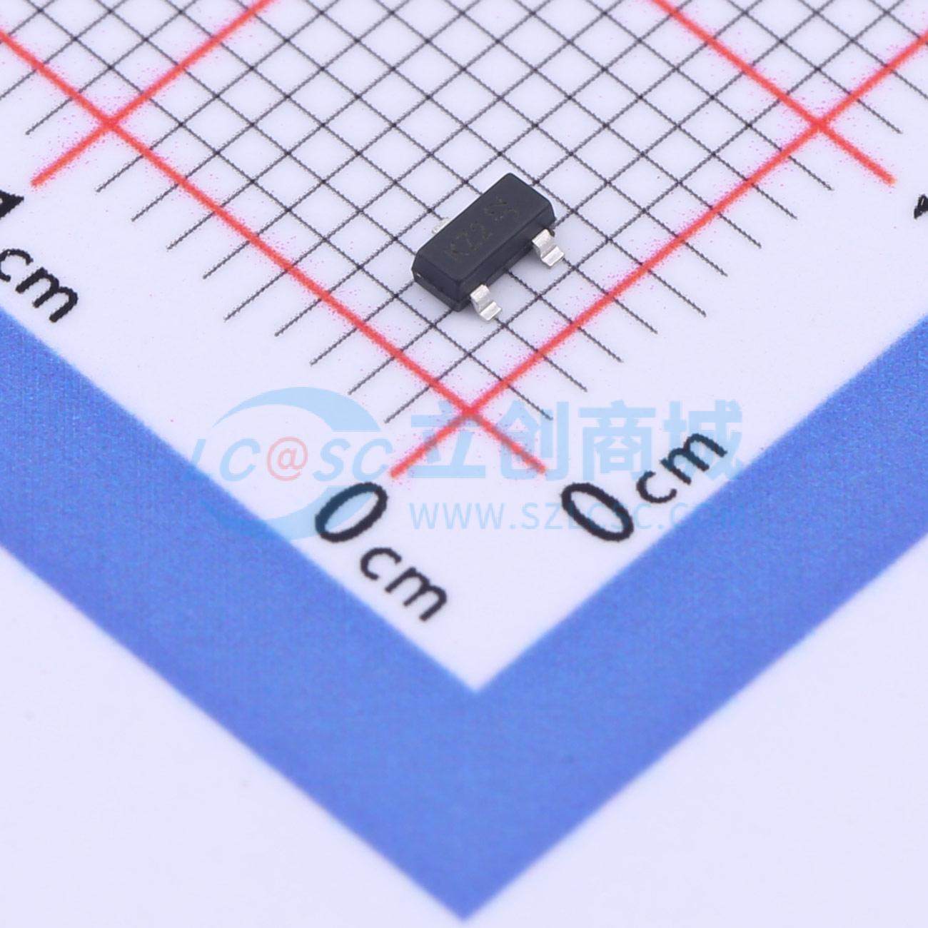 原装BZX84C5V1Q-7-F SOT-23 独立式 5.1V 2uA@2V 稳压二极管BO配