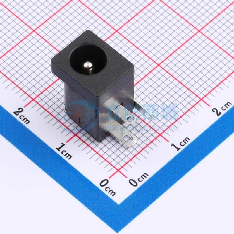 DC-005QB-2.0-PU-B 插件 DC电源插座 2mm 6.4mm DC电源连接器