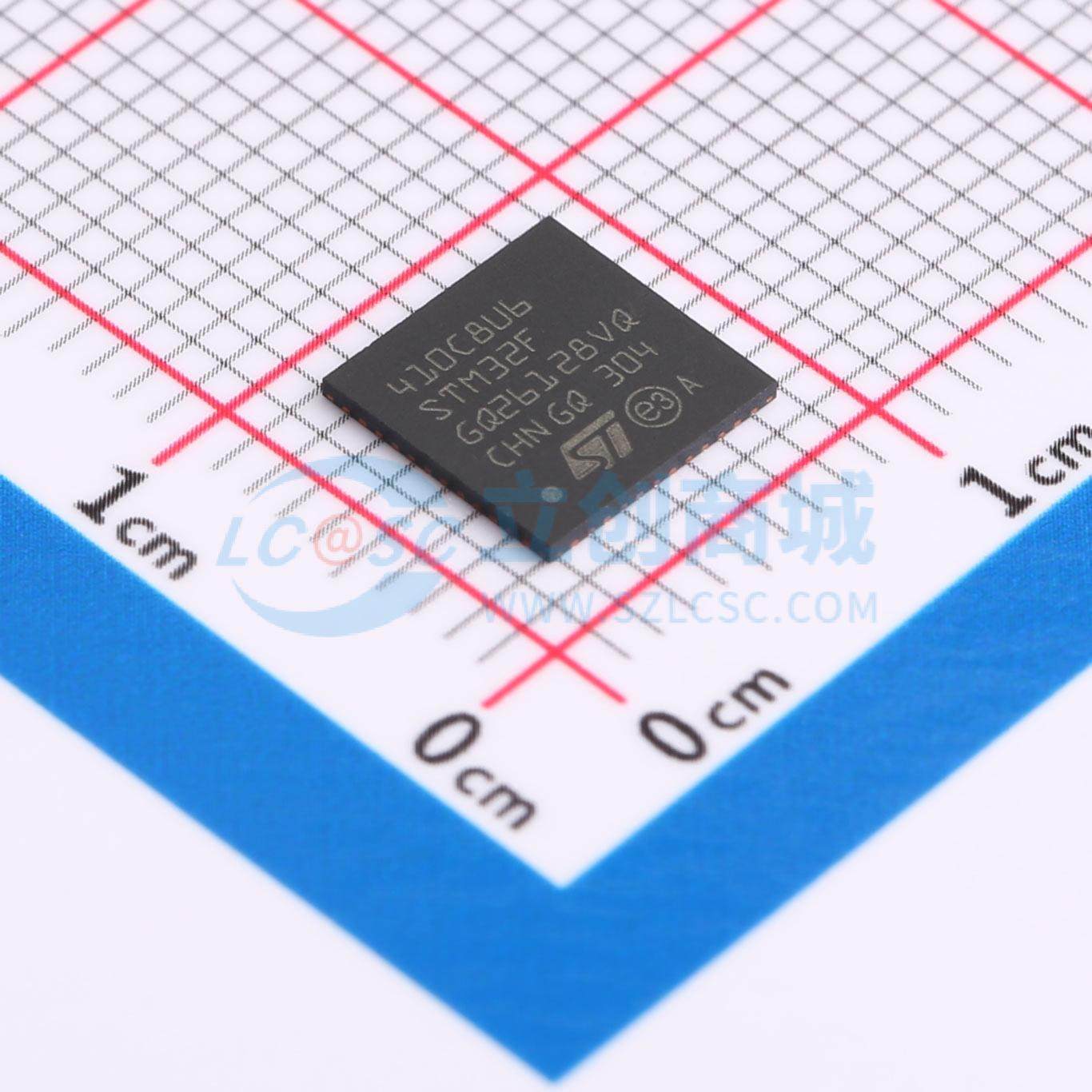 单片机(MCU/MPU/SOC) STM32F410C8U6TR UFQFPN-48(7x7) 原装正品